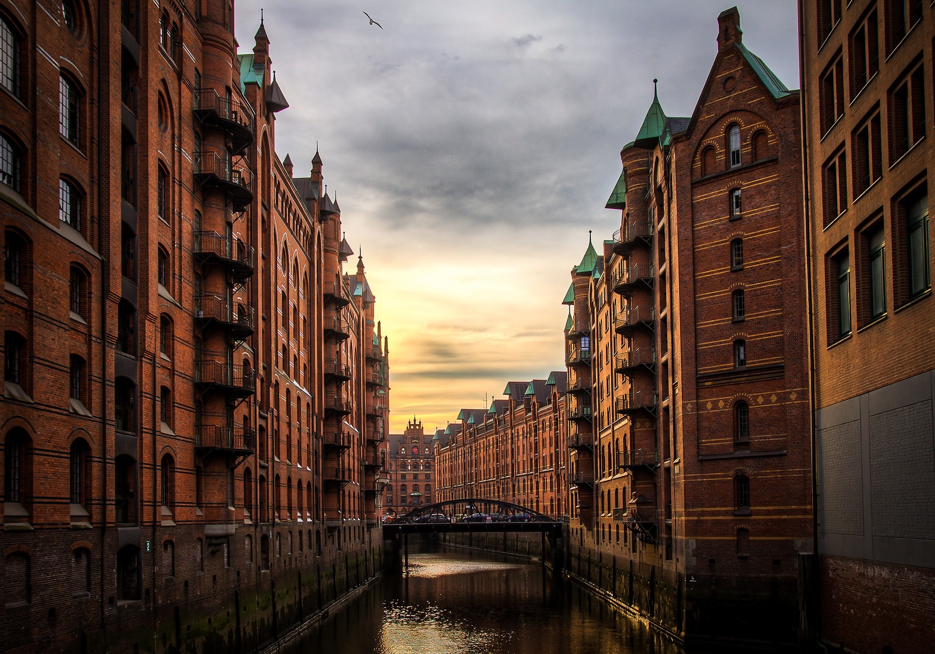 die Altstadt von Hamburg